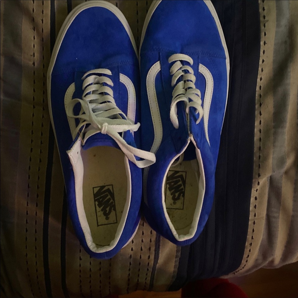 Princess Blue Vans Size 12